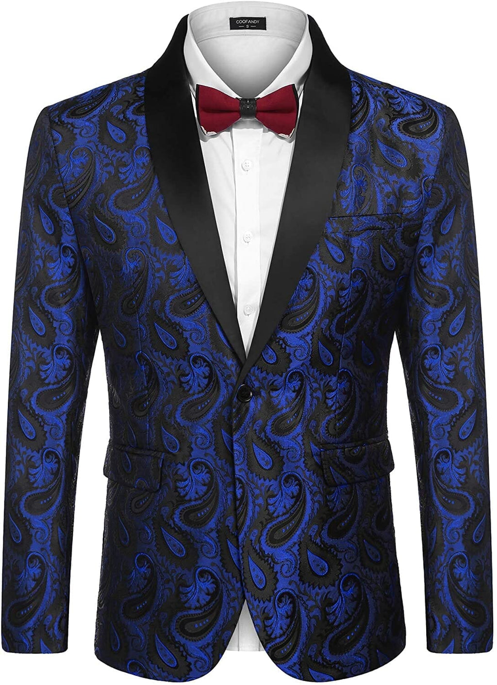 Paisley Shawl Lapel Blazer (US Only)