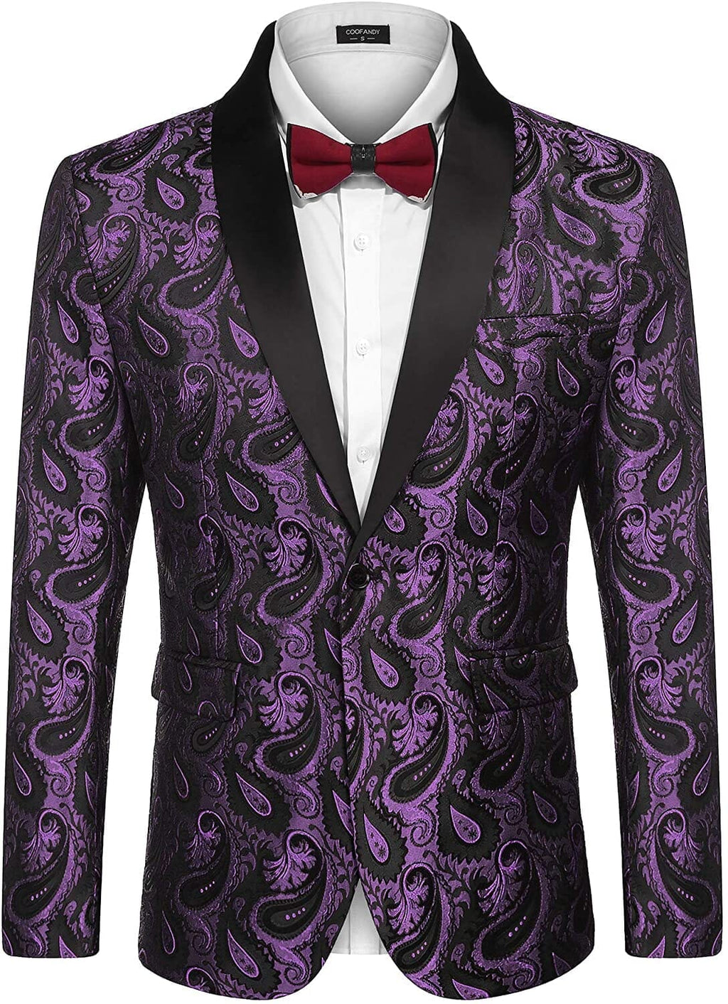 Paisley Shawl Lapel Blazer (US Only)