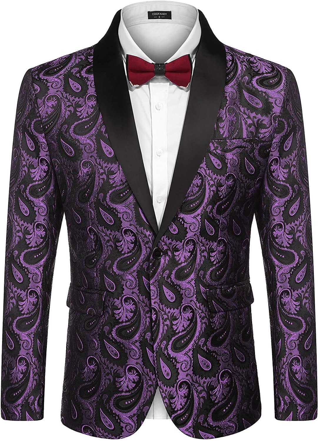 Paisley Shawl Lapel Blazer (US Only)
