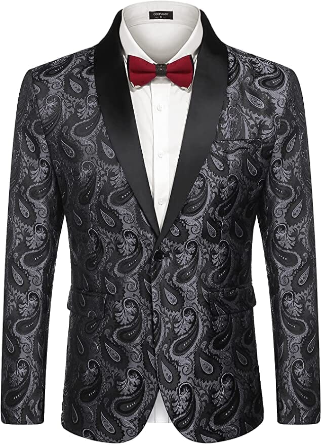Paisley Shawl Lapel Blazer (US Only)