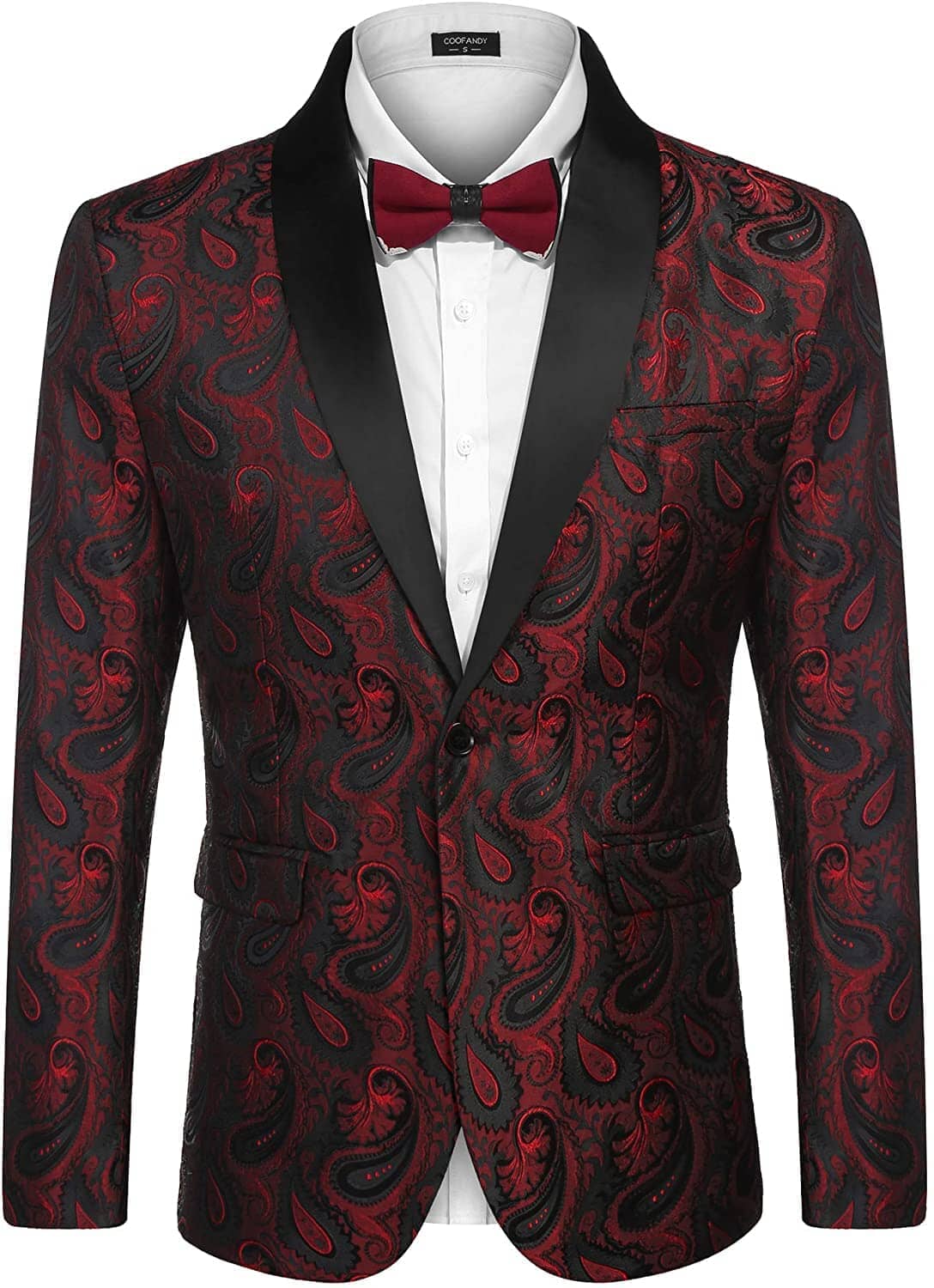 Paisley Shawl Lapel Blazer (US Only)