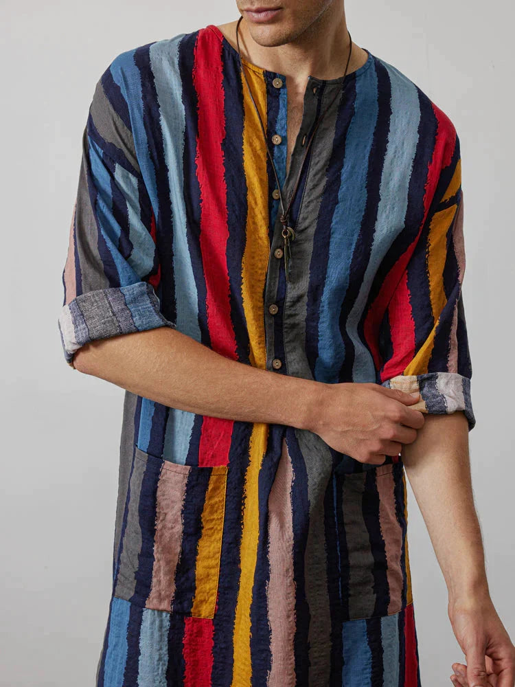 Long-sleeve One-piece Shirt