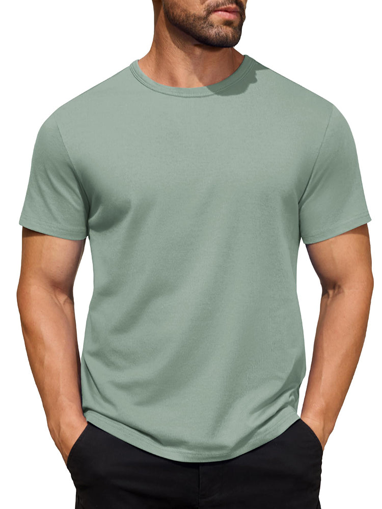 Classic Solid Versatile Basic T-Shirt (US Only)