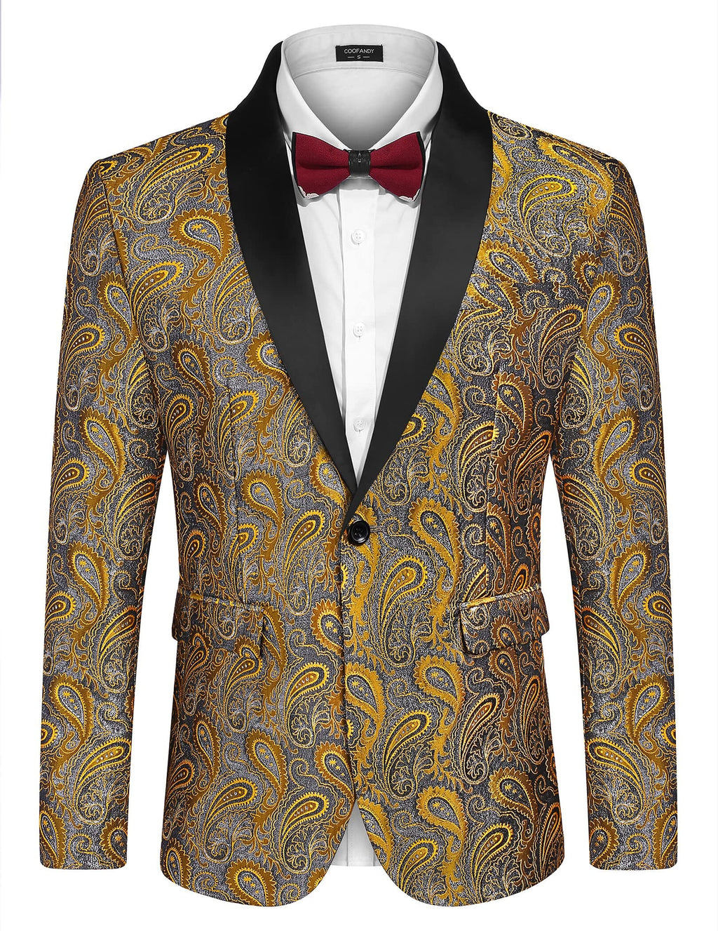Paisley Shawl Lapel Blazer (US Only)