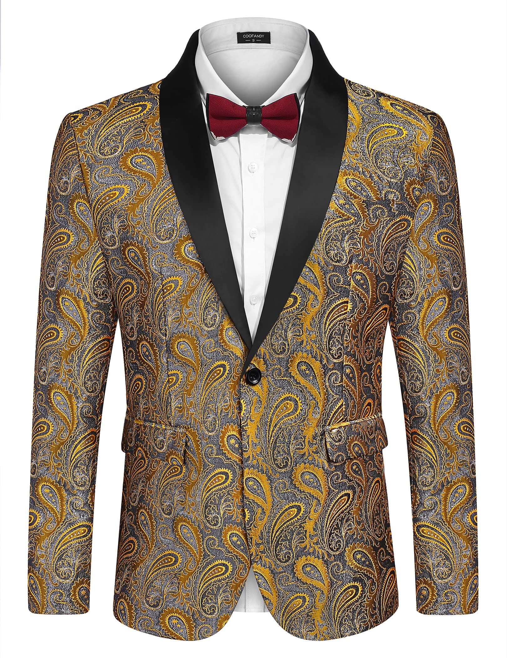 Paisley Shawl Lapel Blazer (US Only)