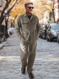 Utility Pockets Jacket Pants Set