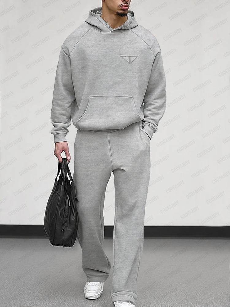 Soft Daily Wear Hoodie Pants Set