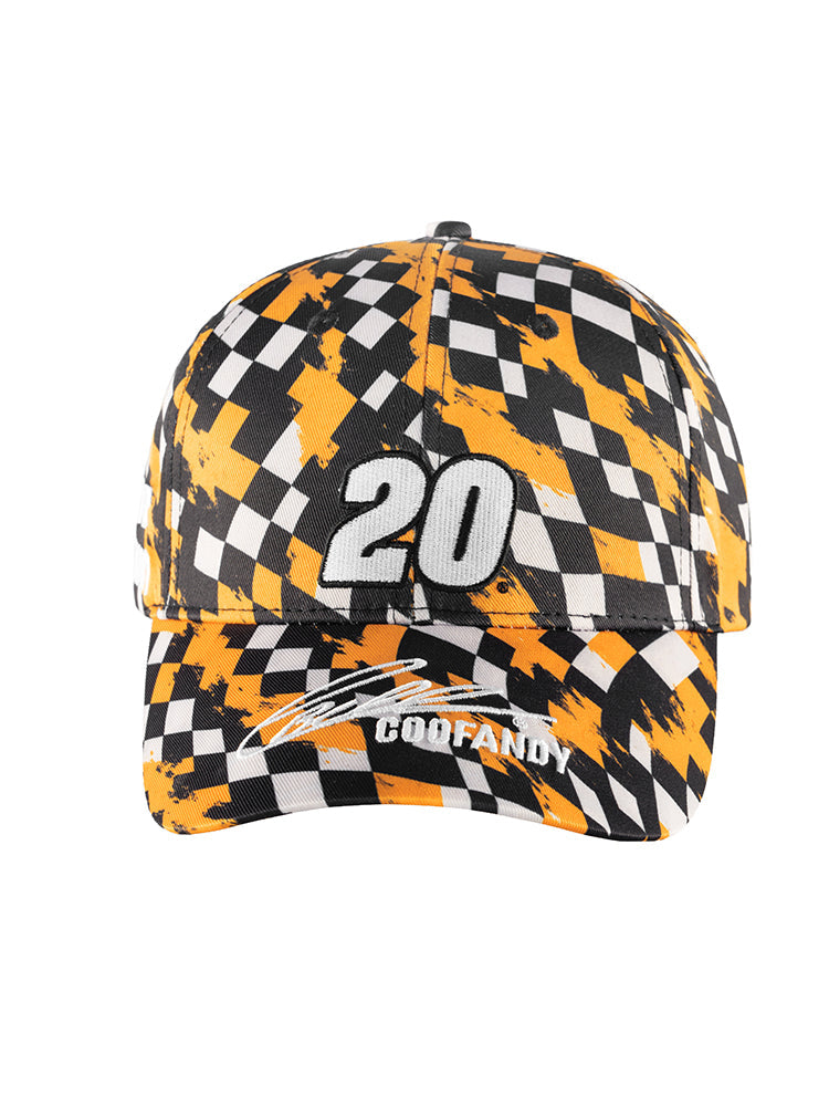 COOFANDY × JGR Check Print Cap