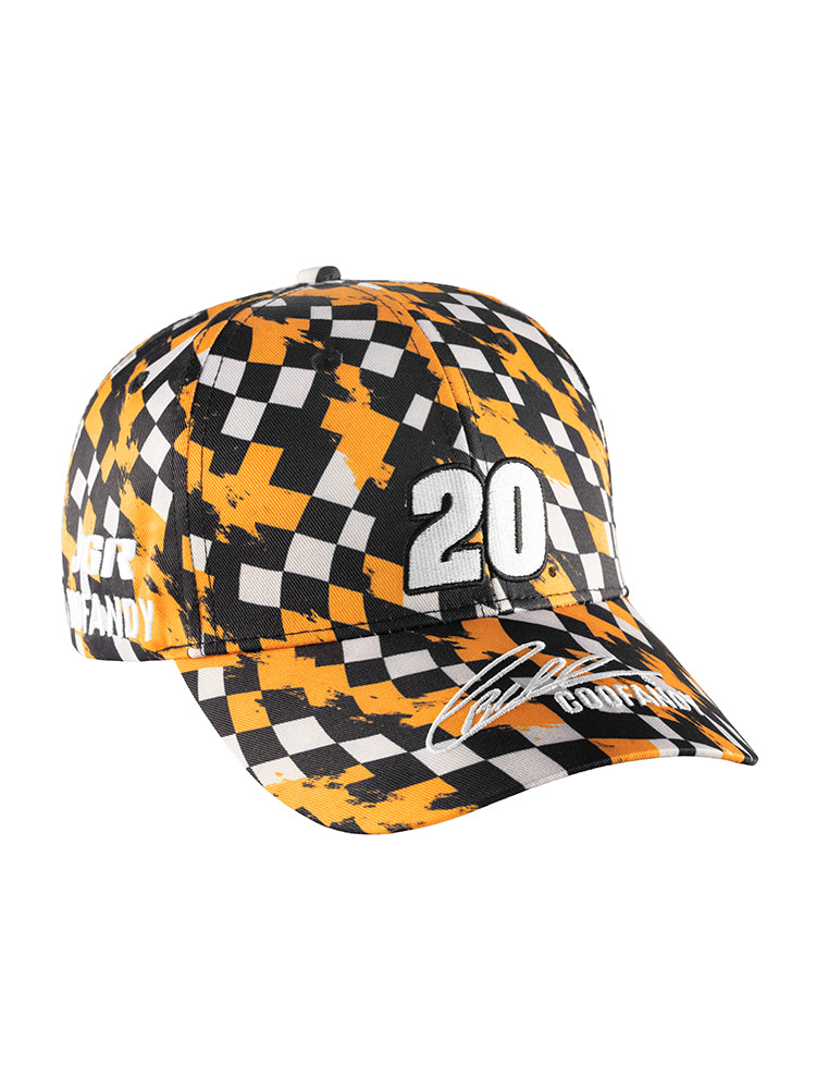 COOFANDY × JGR Check Print Cap
