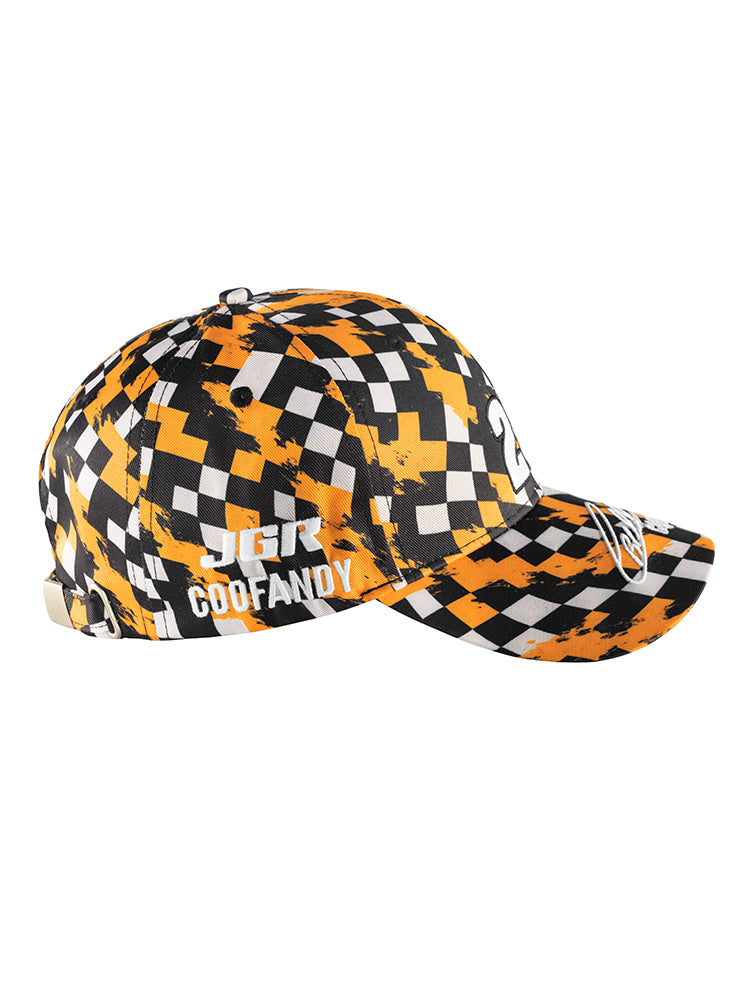 COOFANDY × JGR Check Print Cap