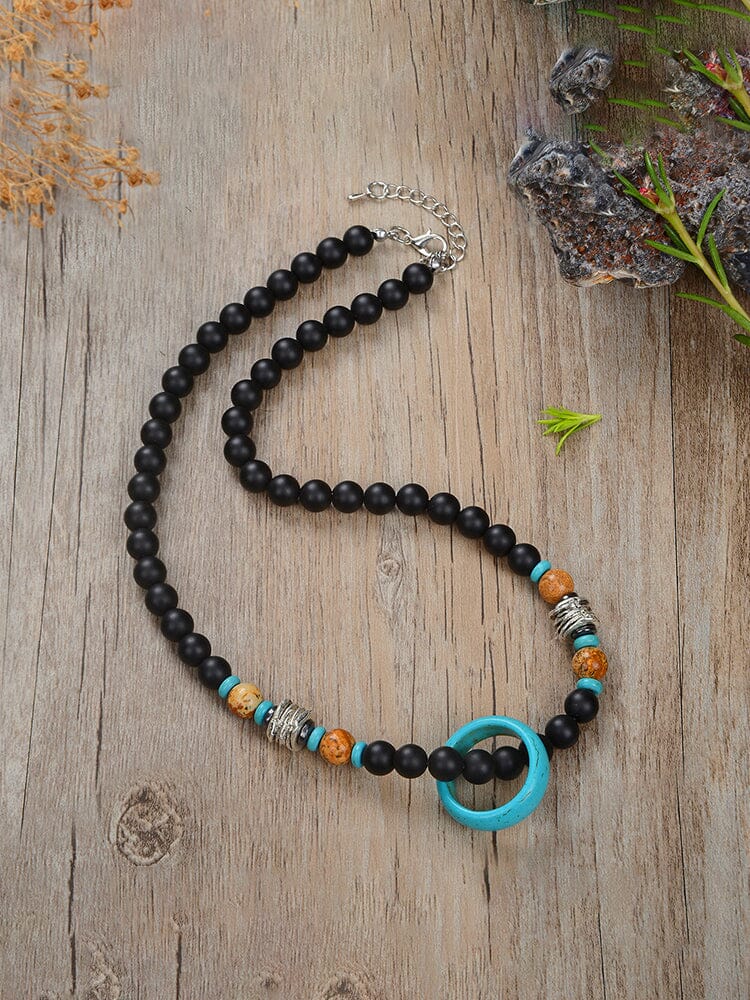 Mystic Ring Beaded Necklace