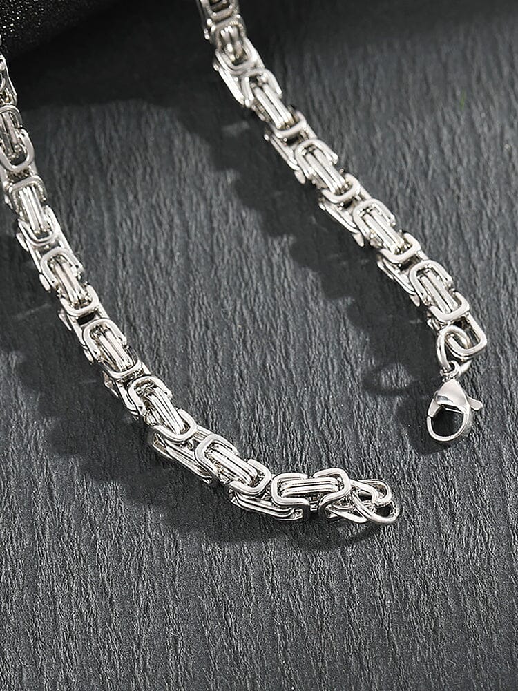 Gothic Alloy Cross Pendant Necklace