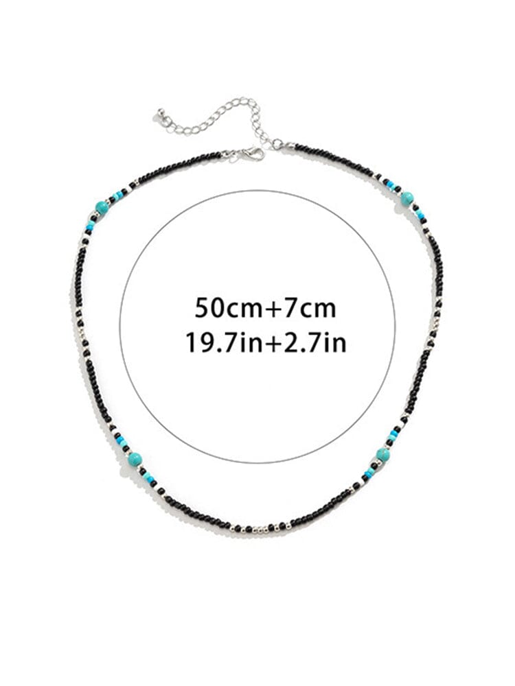 Stylish Mixed Beaded Necklace