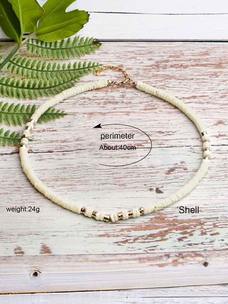 Bohemian Seashell Beaded Necklace