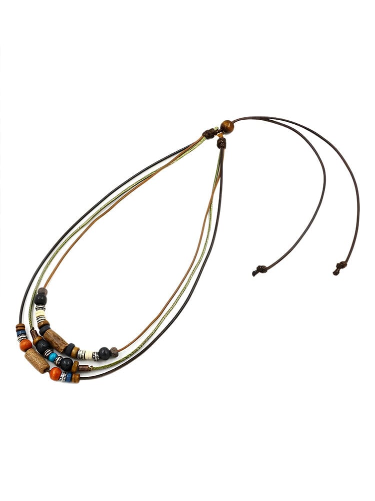 Ethnic Style Beaded Necklace