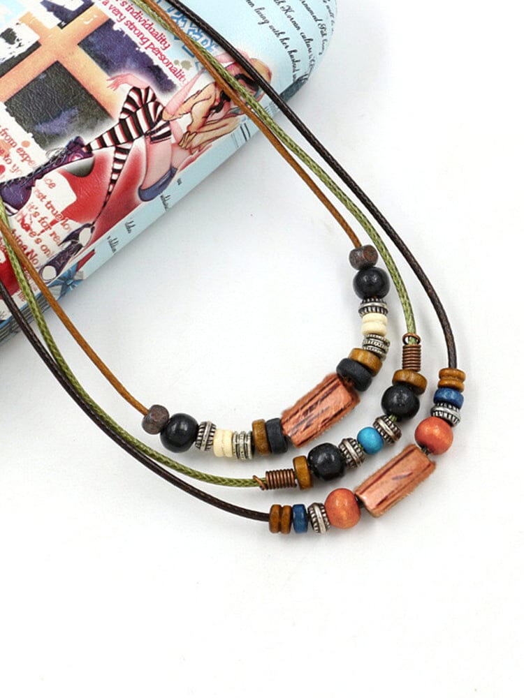 Ethnic Style Beaded Necklace
