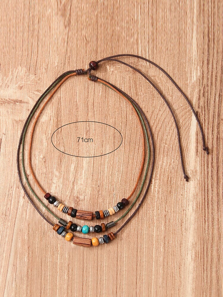 Ethnic Style Beaded Necklace
