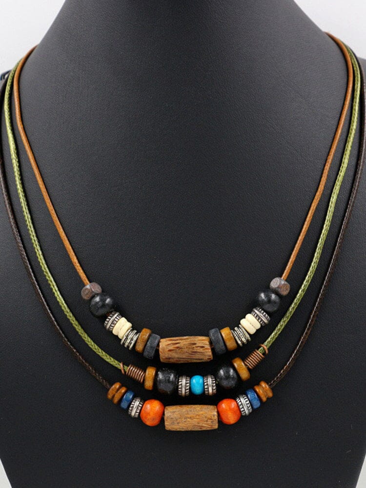 Ethnic Style Beaded Necklace