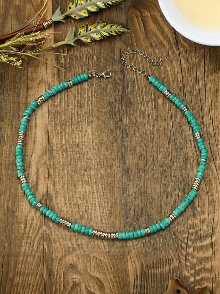 Coconut Natural Stone Beaded Necklace