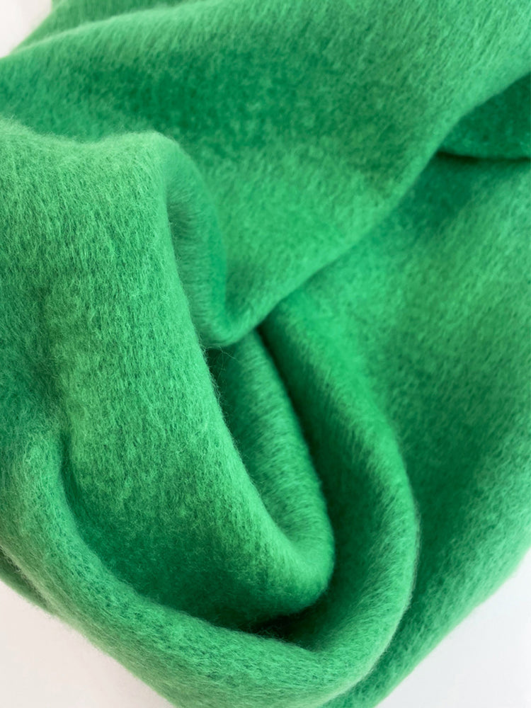 Soft Thick Mohair Tassel Scarf
