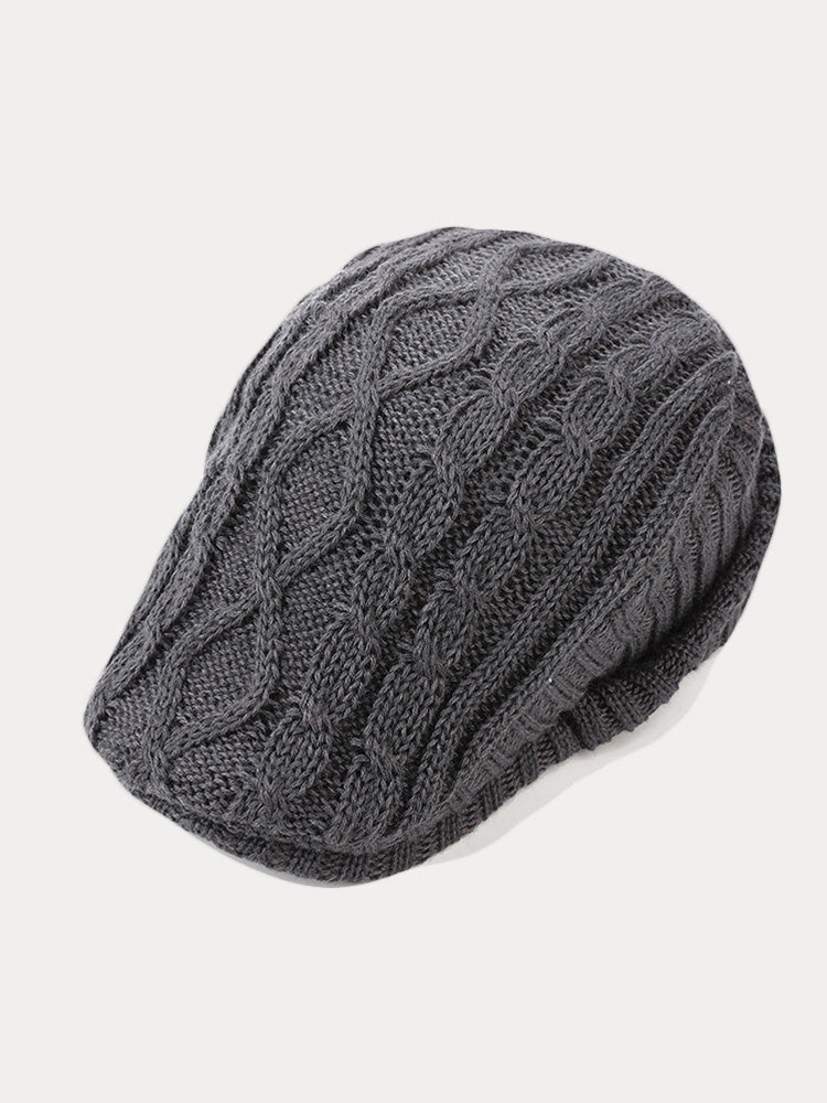 Retro Versatile Knitted Beret Hat