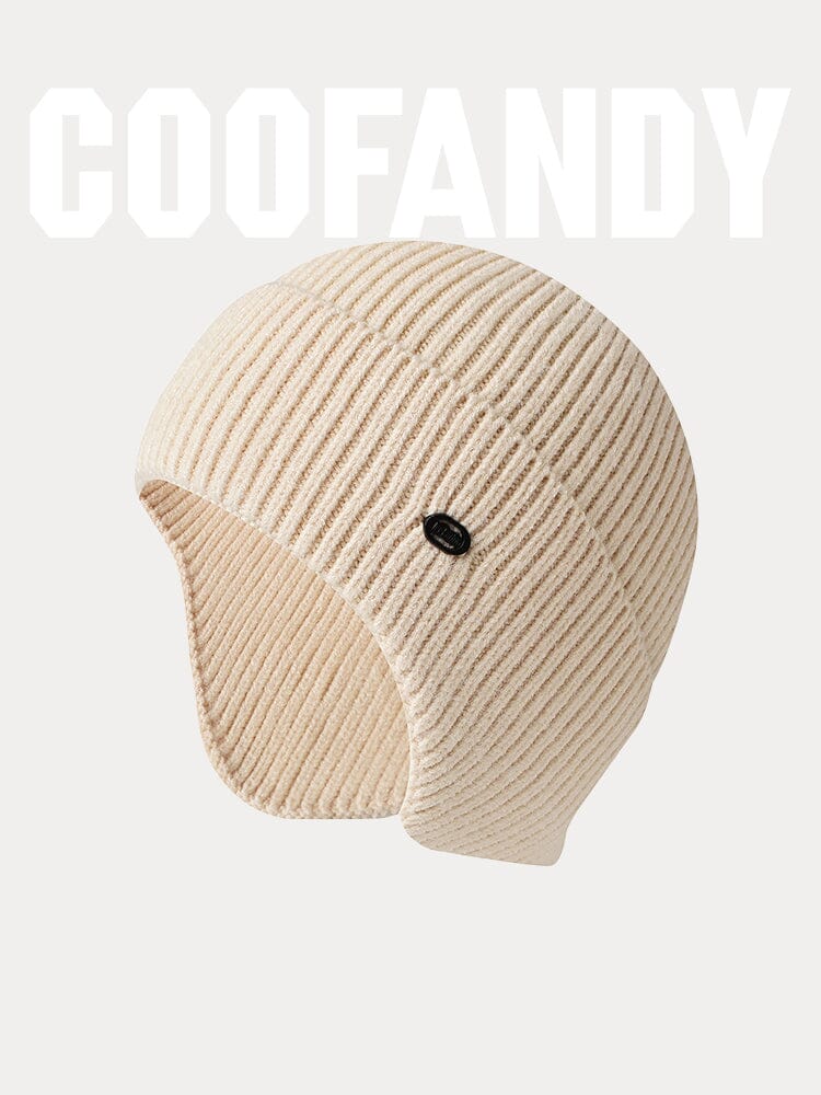 Windproof Ear Protection Knit Beanie