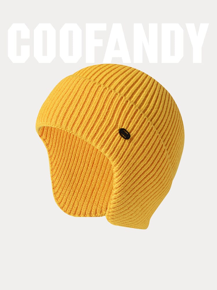Windproof Ear Protection Knit Beanie