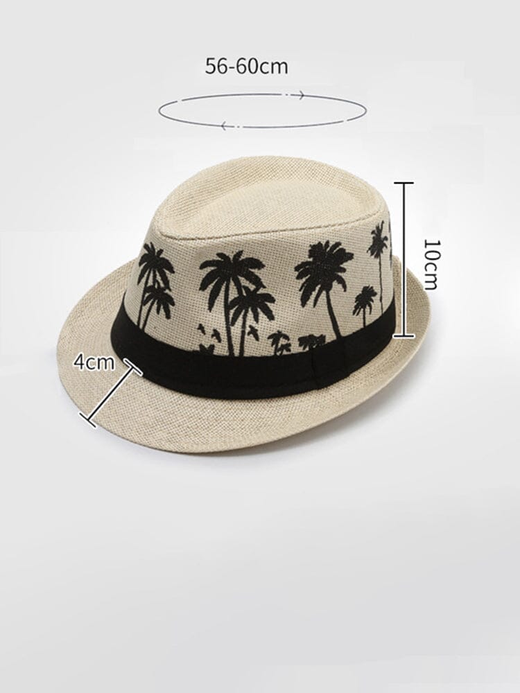 Summer Breezy Woven Beach Hat