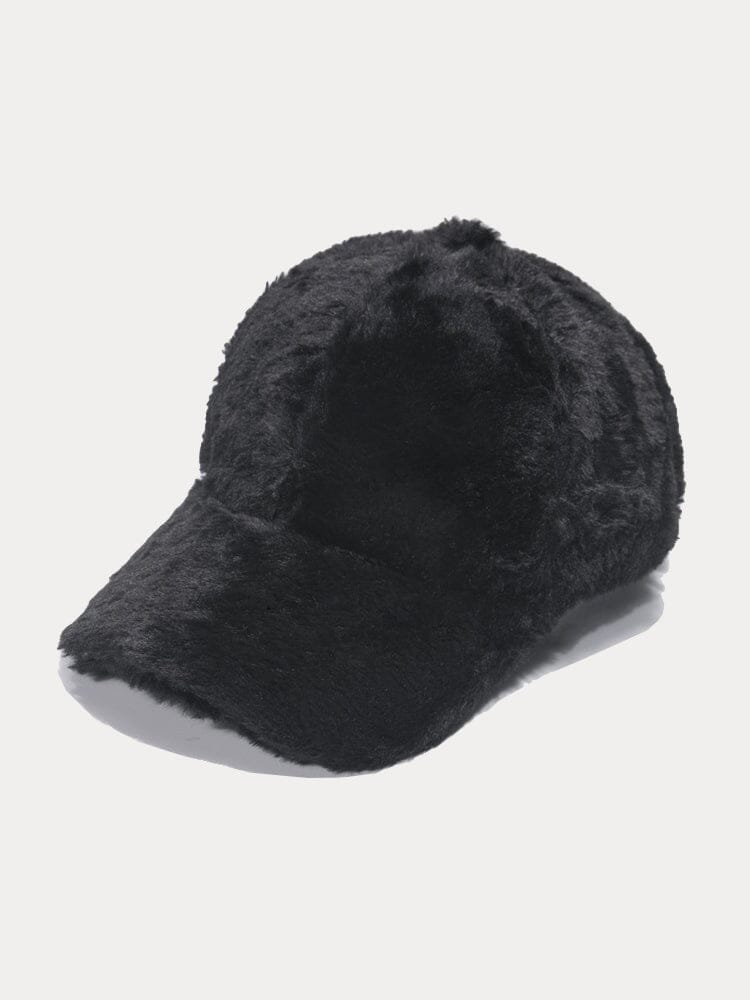 Comfy Faux Fur Baseball Cap