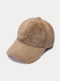 Comfy Faux Fur Baseball Cap
