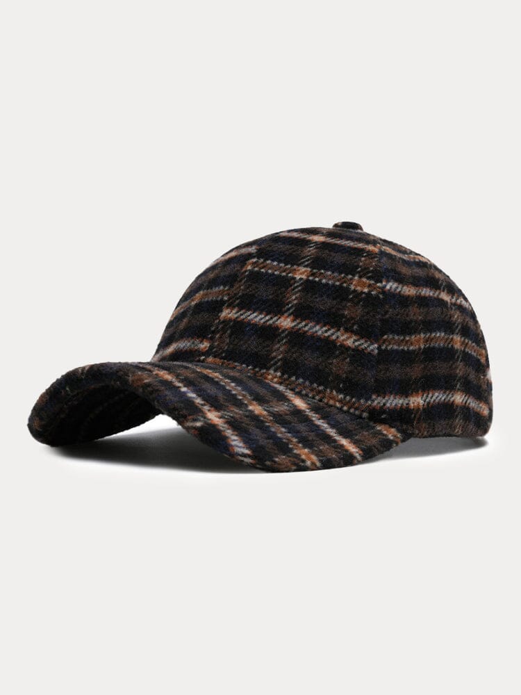Vintage Plaid Baseball Cap