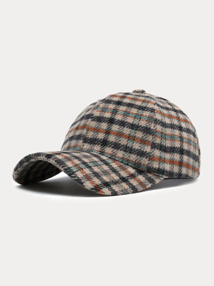 Vintage Plaid Baseball Cap