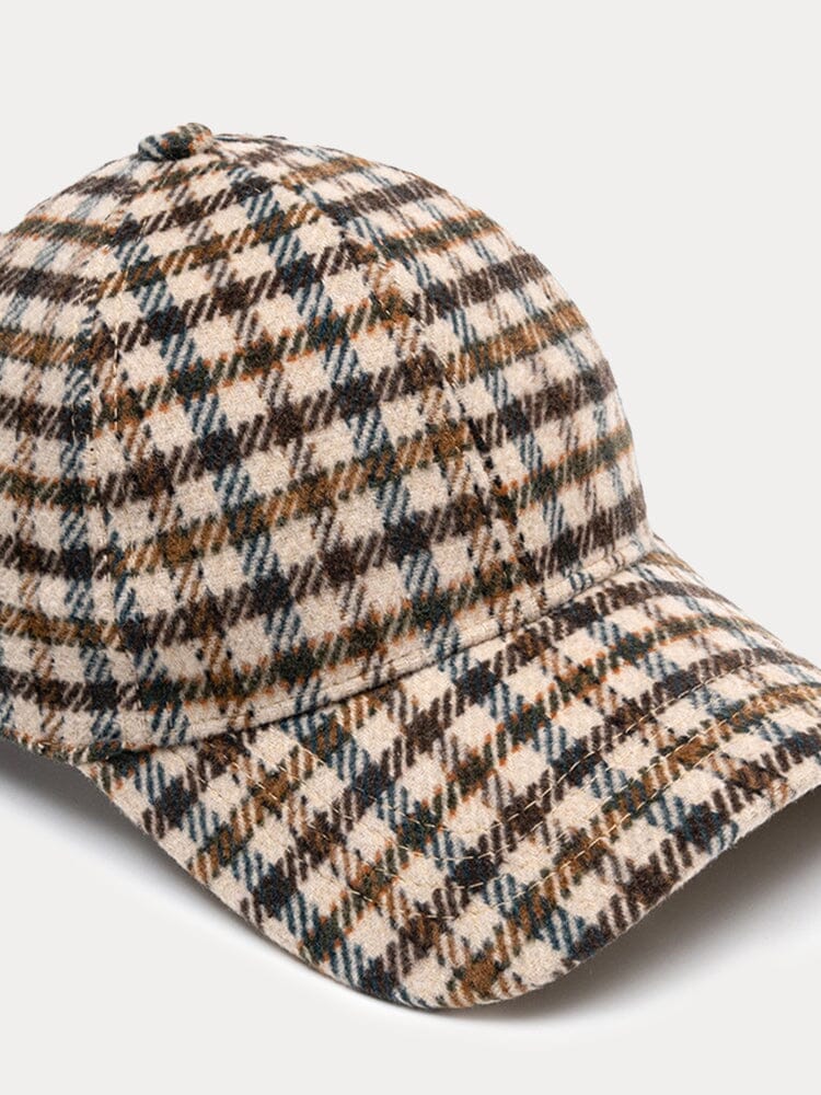 Vintage Plaid Baseball Cap
