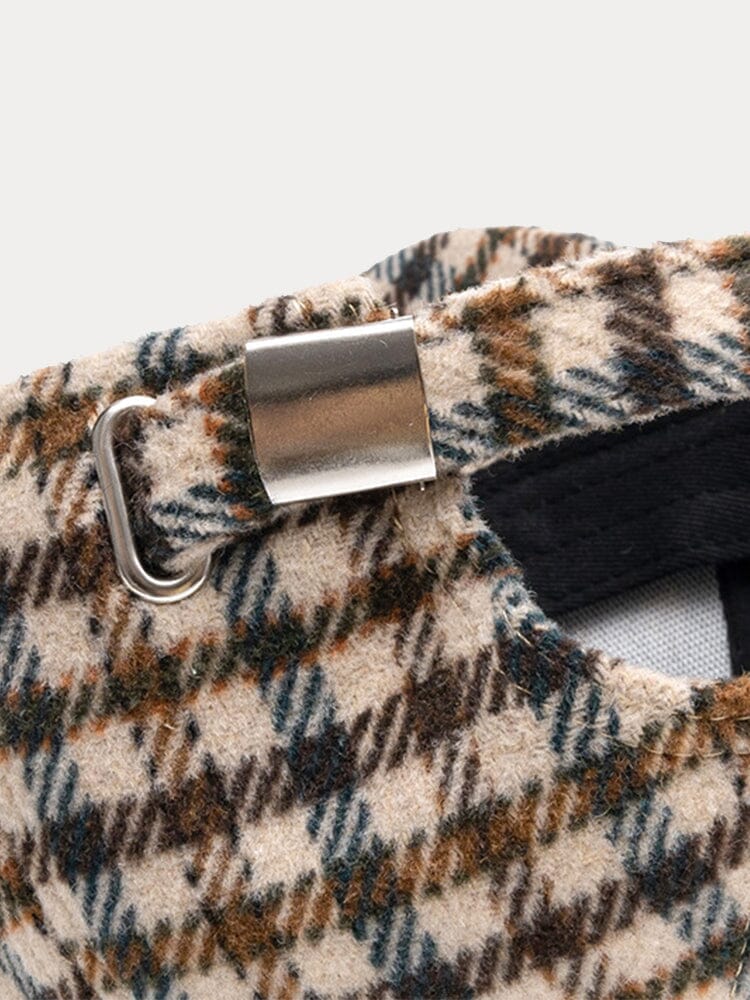 Vintage Plaid Baseball Cap